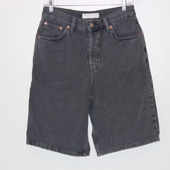 NWOT high rise Bermuda Shorts Women Size 6 - Picture 3 of 14